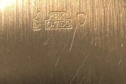 Exactus Chronograph vintage  18kt Gold